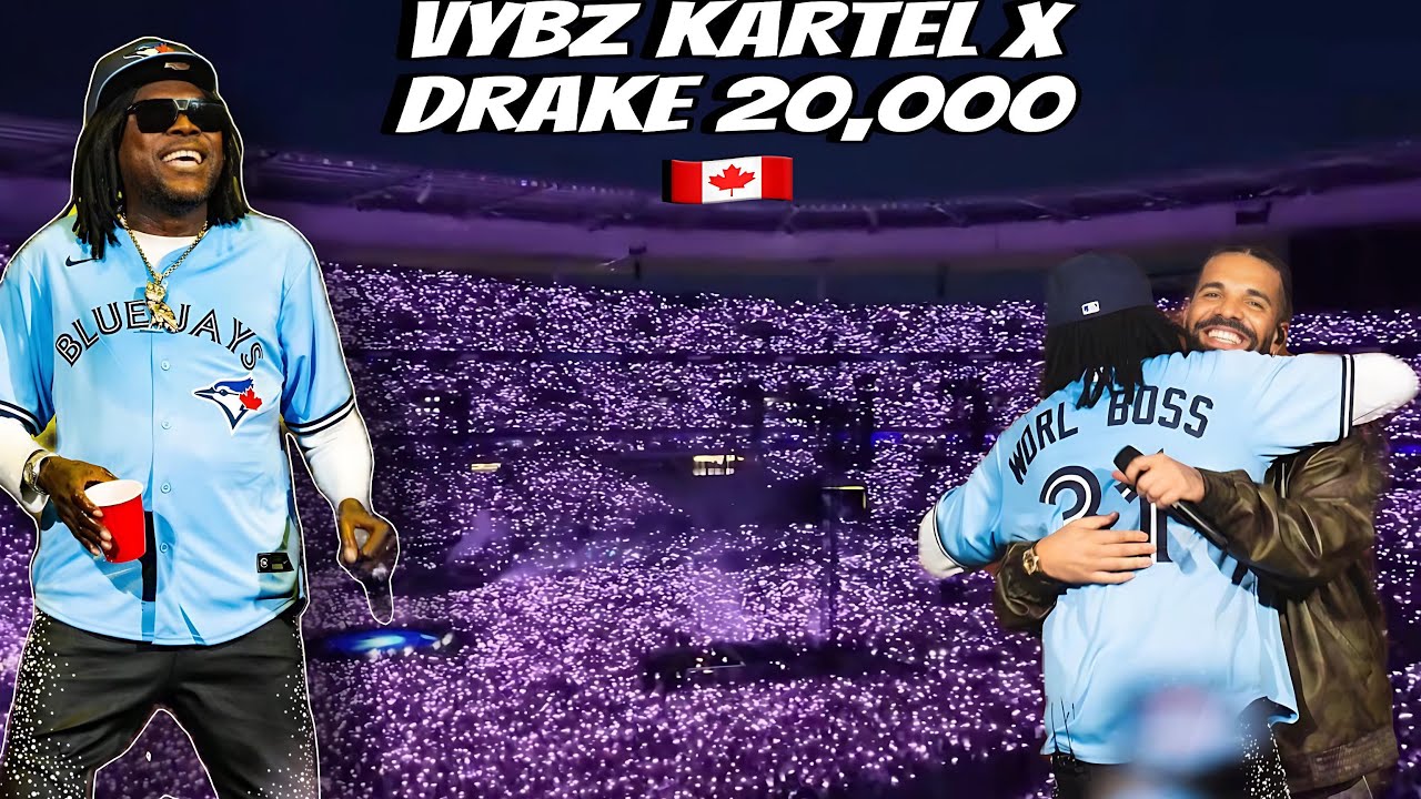 Vybz Kartel Live In Canada Performance 🇨🇦Ft Drake Created History 20,000 @Scotiabank Arena