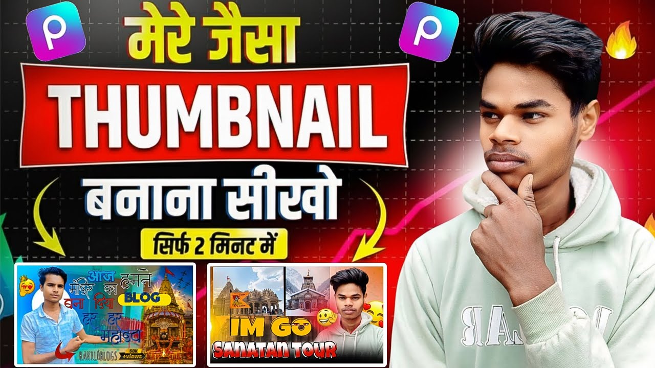 Youtube Thumbnail Kaise Banaye ? How To Make Thumbnail For Youtube Video ? यूट्यूब थंबनेल कैसे बनाए 