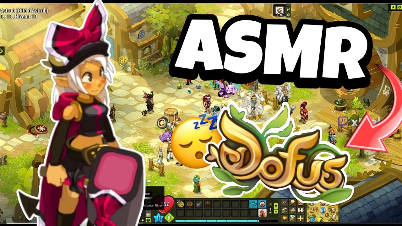 ASMR Français • Je fait des Donjons pour te détendre sur Dofus 😴💤 (Chuchotements ultra relaxant ✨)