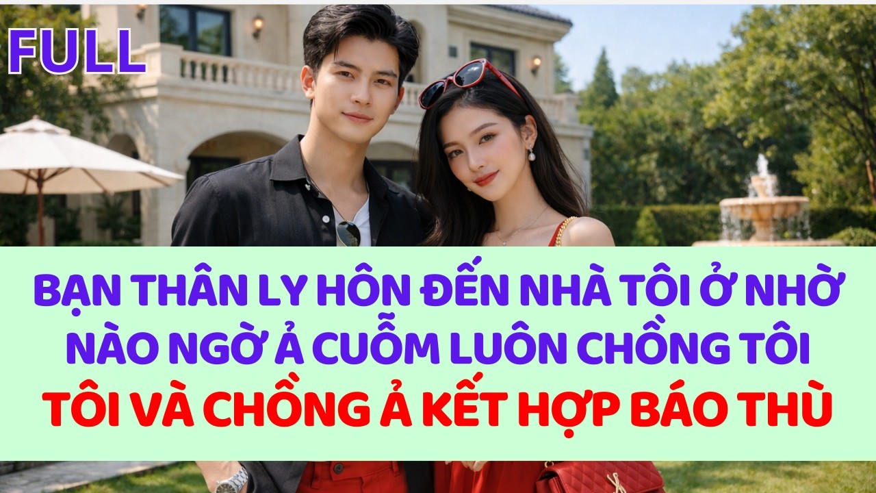 BẠN THÂN LY HÔN ĐẾN NHÀ TÔI Ở NHỜNÀO NGỜ Ả CUỖM LUÔN CHỒNG TÔI, TÔI VÀ CHỒNG Ả KẾT HỢP BÁO THÙ