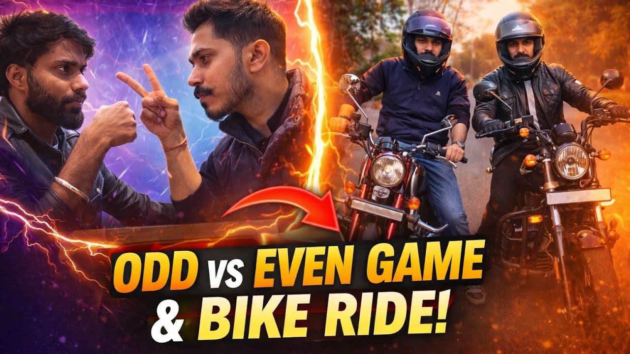 Bike ride with frd and Delhi best cafe me Boby vs Vikas odd evv game.