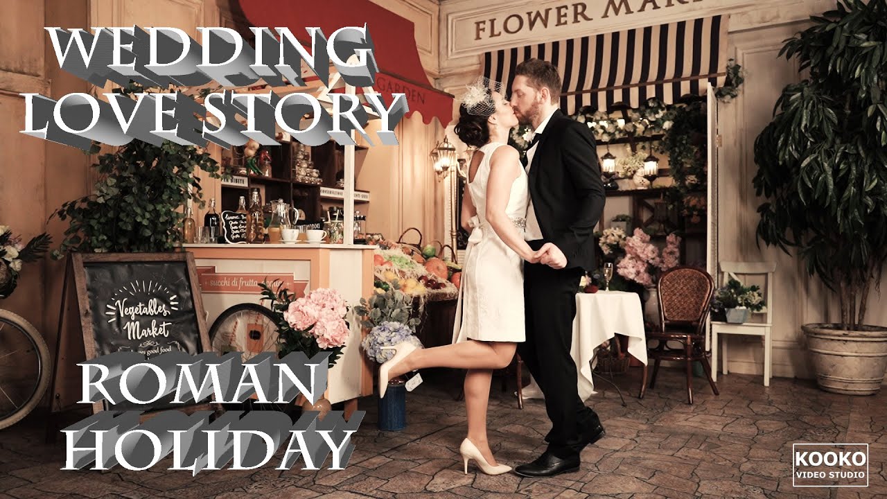 Wedding Love Story. Roman Holiday