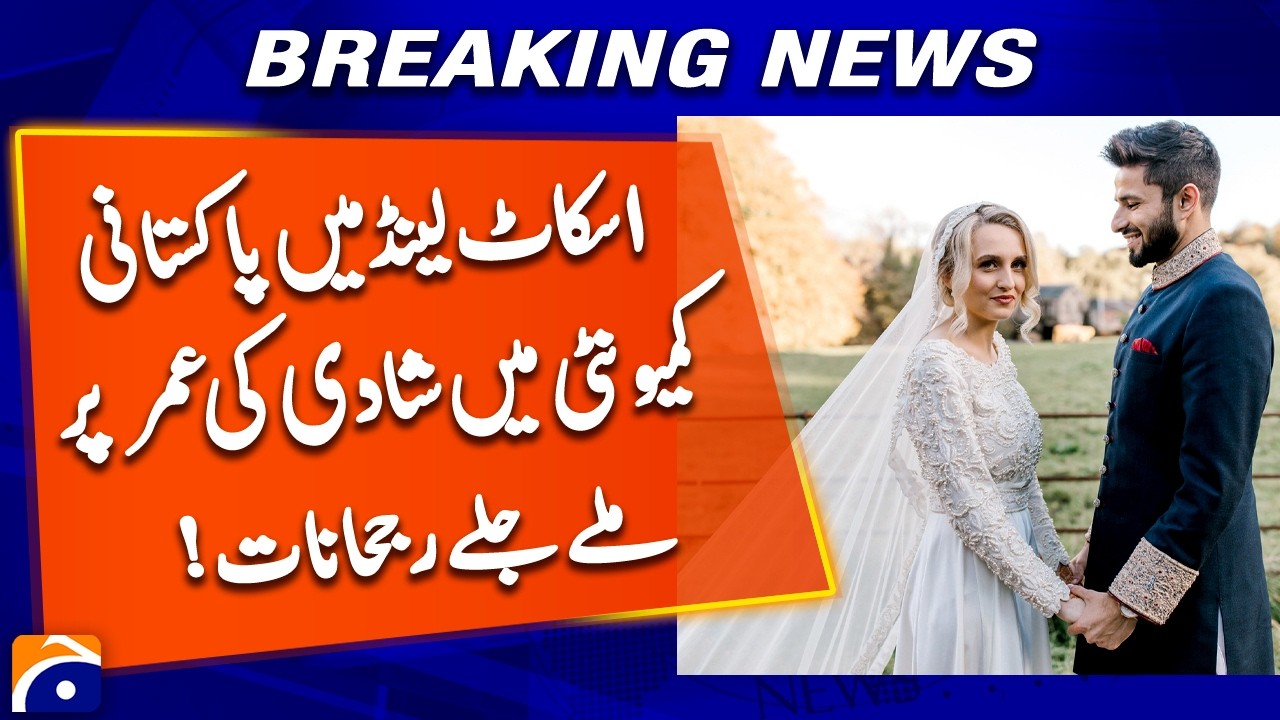 Mixed Marriage Age Trends in Scotland’s Pakistani Community Revealed