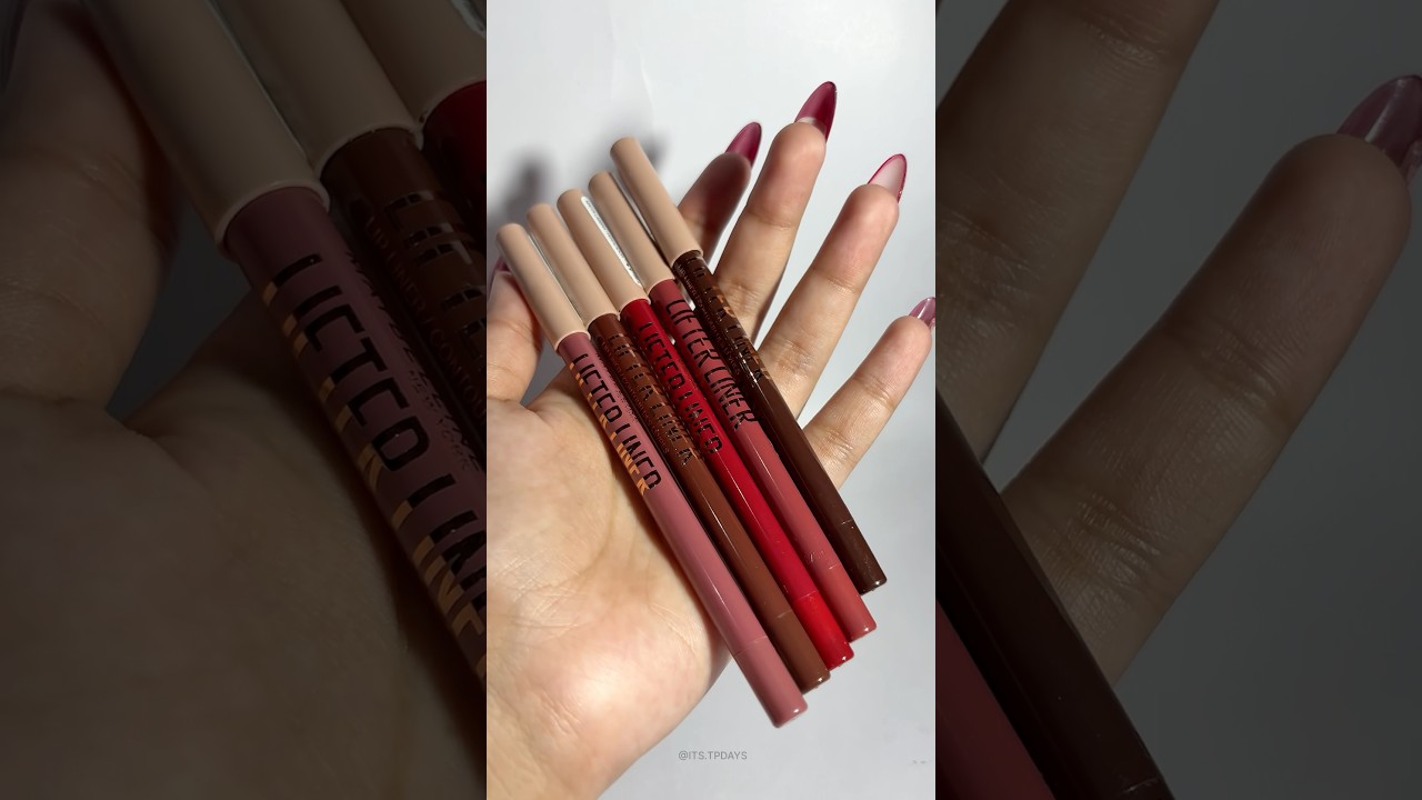 Maybelline Lifter Liner Lip Liner | Swatches #trending #shorts #maybelline #swatches