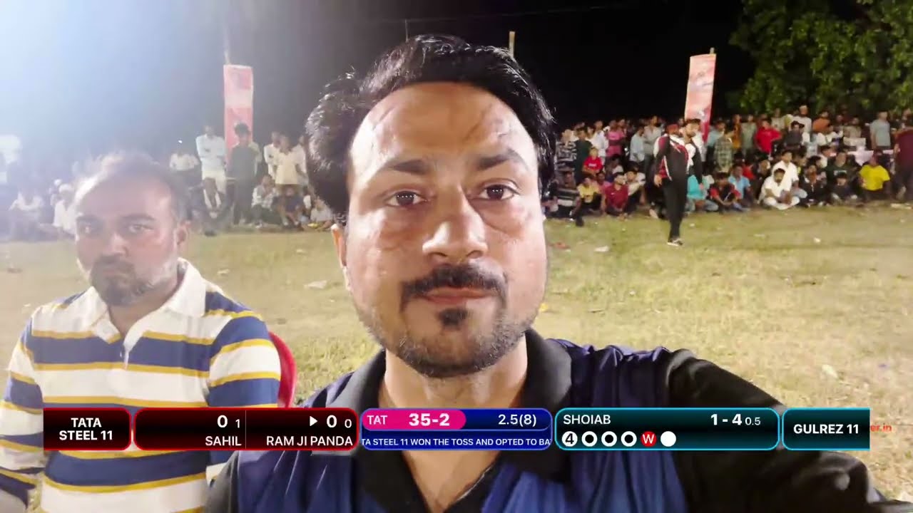 2nd SEMI FINAL GULREZ 11 vs TATA STEEL RCL NIGHT CRICKET TOURNAMENT RUDAULI