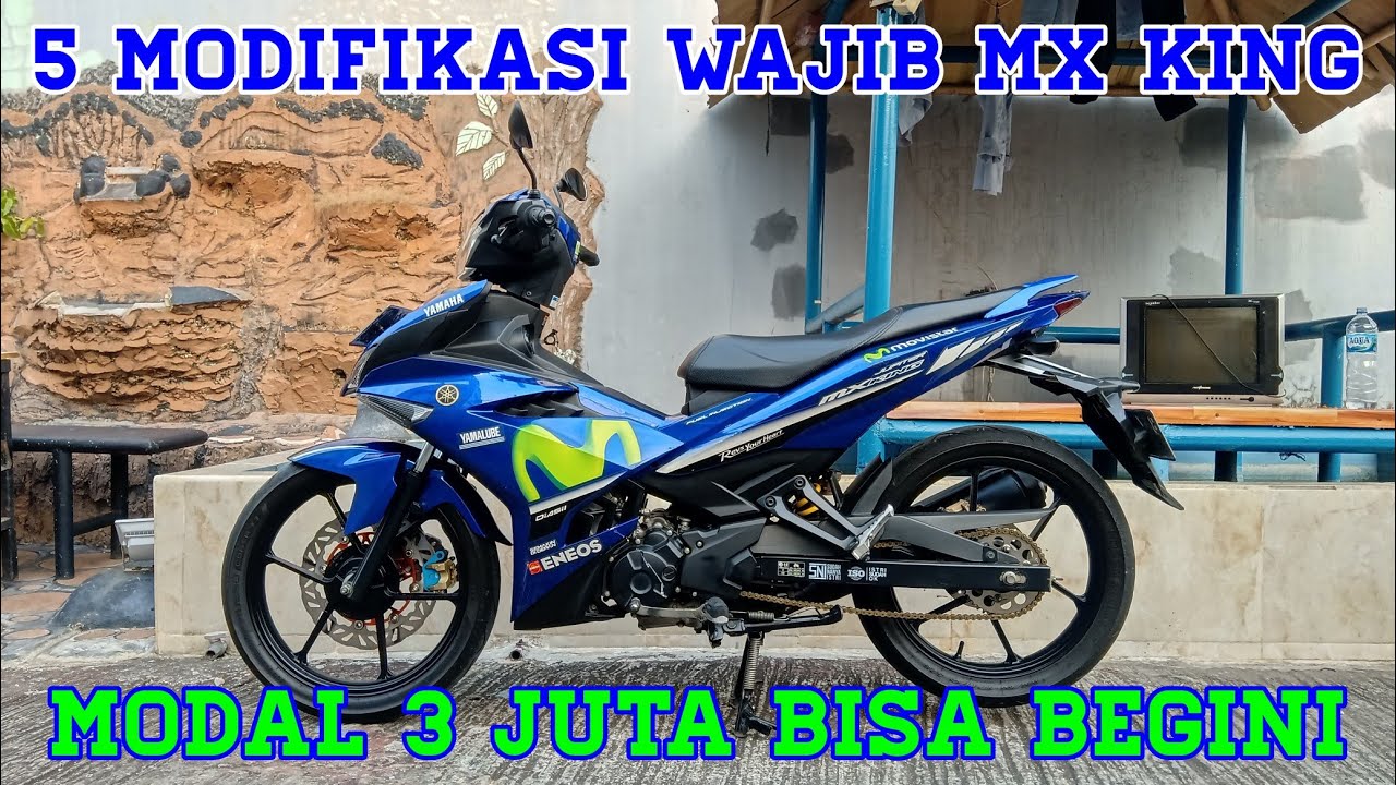 Modifikasi Yamaha MX KING Pakai VELG BRT Chemco