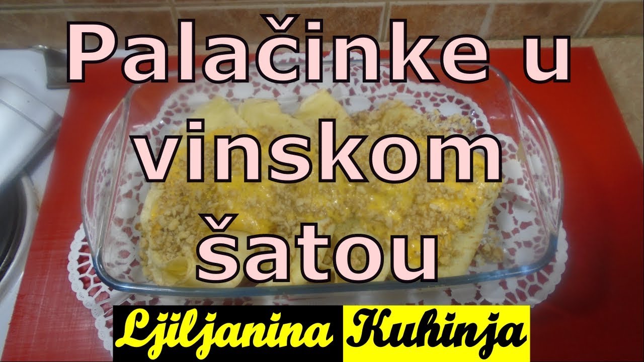 Palačinke u vinskom šatou-kada ih profi kuvar spremi….