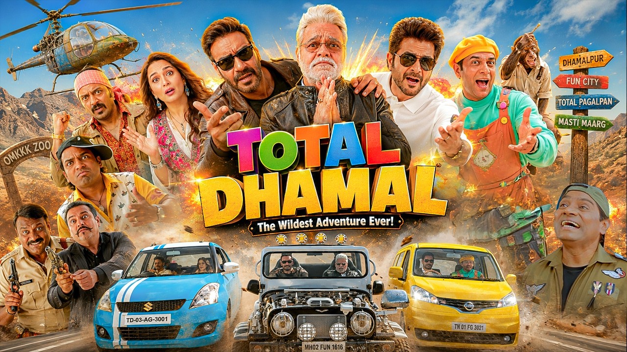 Total Dhamaal - Hindi Full Comedy Movie | Ajay Devgn, Johnny L, Javed J, Arshad W, Sanjay M