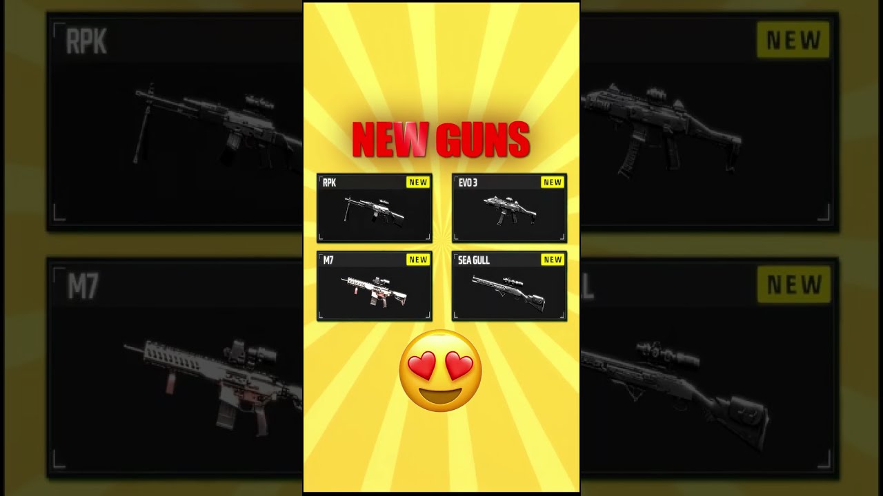 😱OB55-ல் 4 NEW GUNS 🤯 FREE FIRE UPDATE🔥😱 #freefire #fftamil #ob55update #ob55