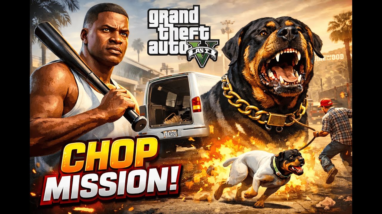 Chop The Dog Caught | GTA 5 Gameplay #7
