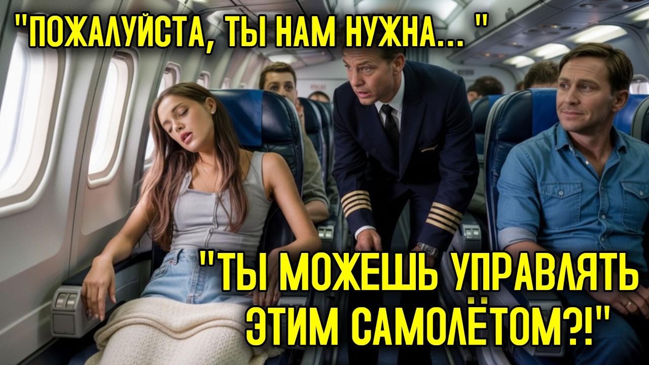 Он спал в кресле 7C… пока КАПИТАН не спросил «Кто-нибудь УМЕЕТ летать?»