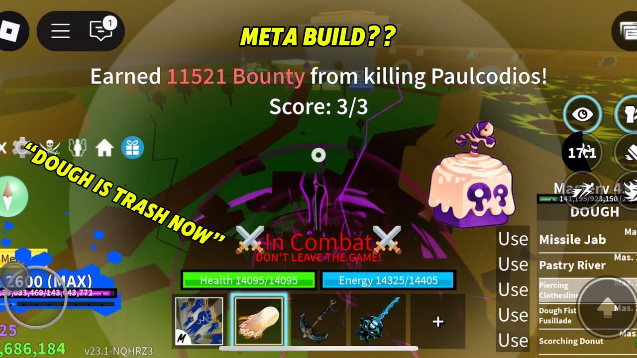 Using the Old Meta💀 (it’s still broken)… Blox Fruits | Road to 30m✨