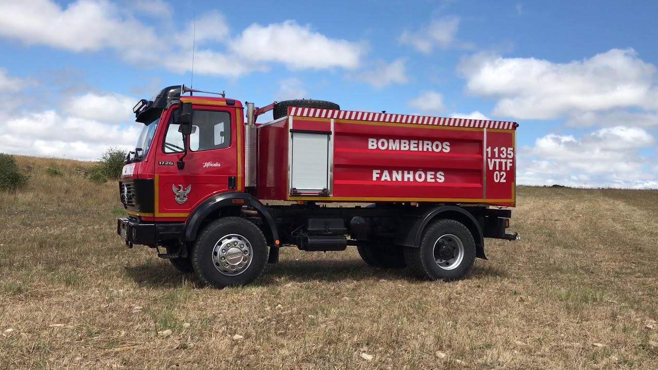 VTTF 02 Mercedes-Benz 1726AK Bombeiros de Fanh&otilde;es