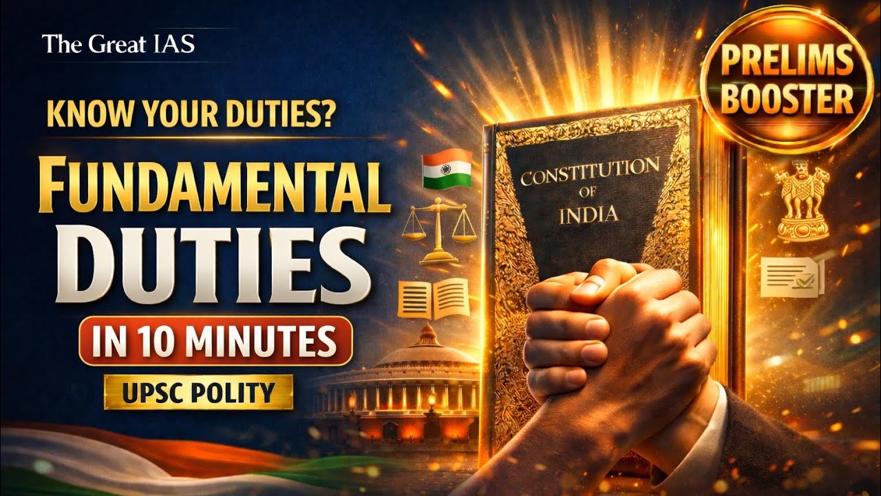 Fundamental Duties | Prelims Booster | UPSC Polity | M Laxmikanth 