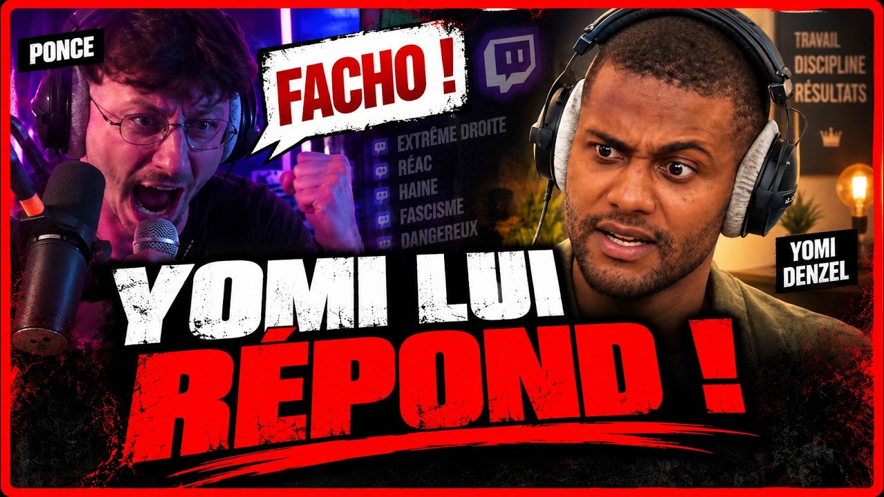 Yomi Denzel D&Eacute;TRUIT Ponce et toute la gauche bien-pensante !