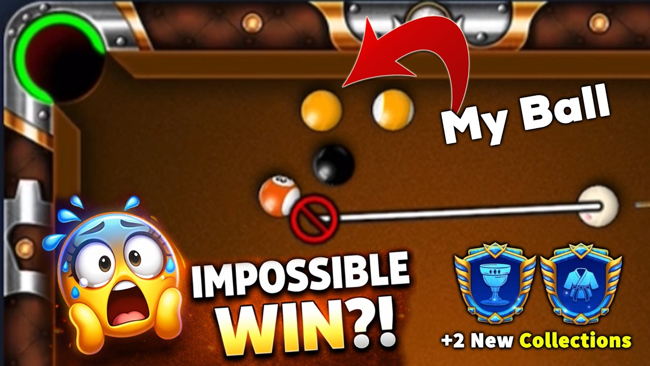 Can We Win This ? Insane Situation (got 2 new collection badges level maxed) 8 Ball Pool GamingWithK