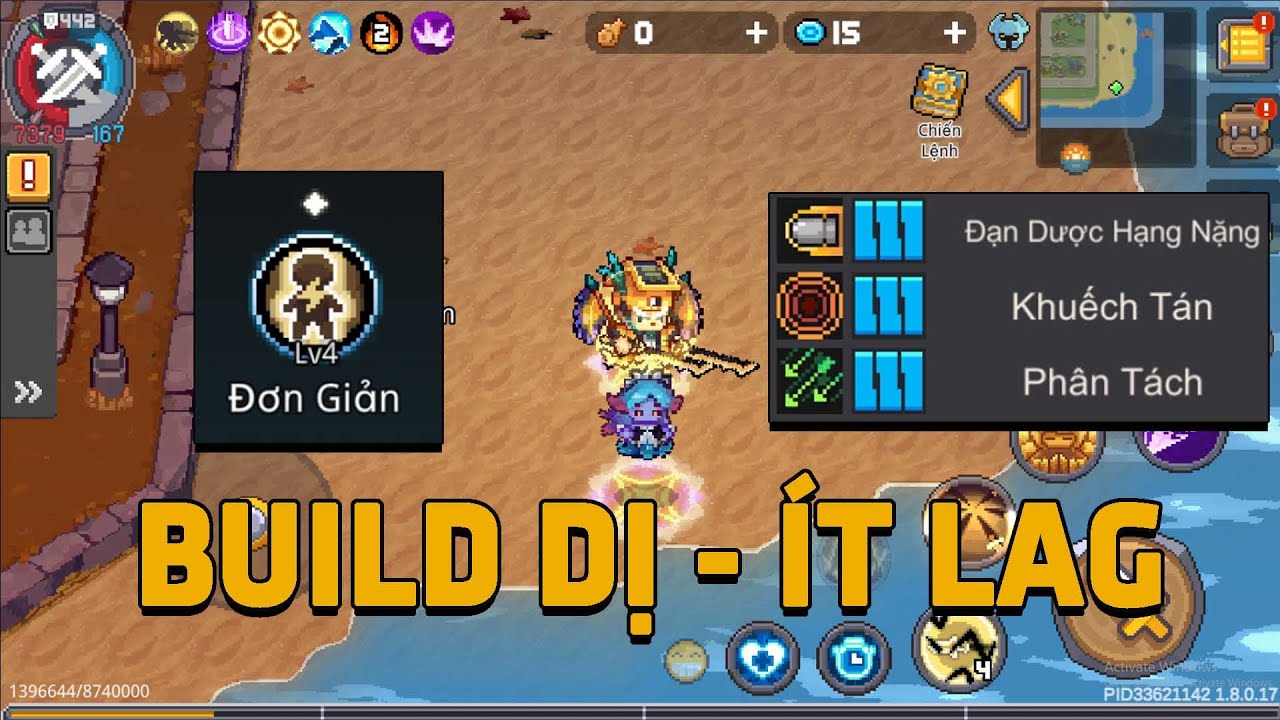 Build Dị VINDICATOR  Ít LAG Farm Ngon Soul Knight Prequel
