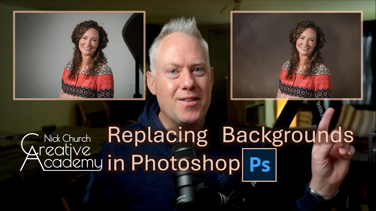 How to Replace Headshot or Portrait Backgrounds in Adobe Photoshop
