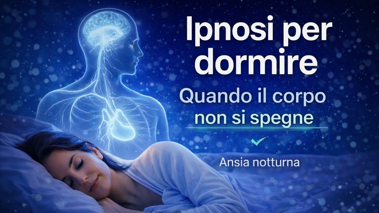 Ipnosi per dormire | Quando il corpo non si spegne (ansia notturna)