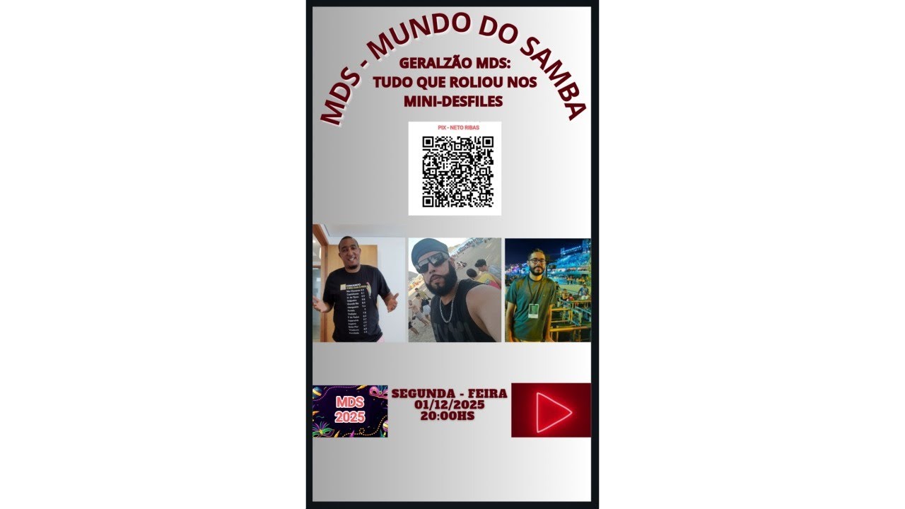 MDS CARNAVAL 2026 - GERALZ&Atilde;O: TUDO SOBRE OS MINI DESFILES - NETO RIBAS!