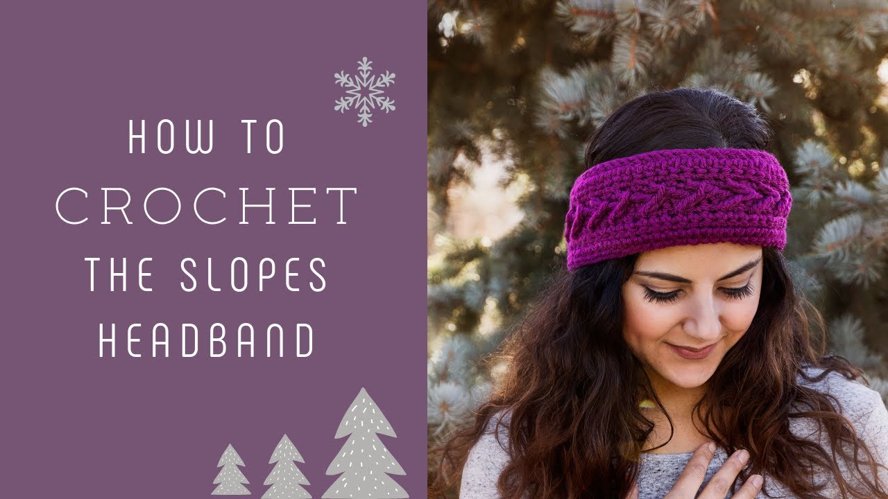 How to Crochet the Slopes Headband