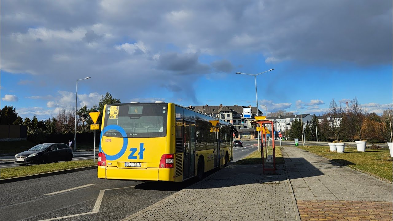 PKS Lubin - MAN NL283 Lion`s City #11314 | linia 4