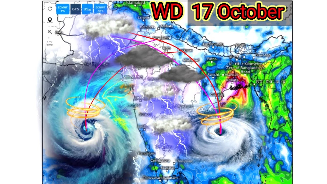 All India Weather Forecast Next 15 Days Post Monsoon Weather System Track Direction Update ⚠️