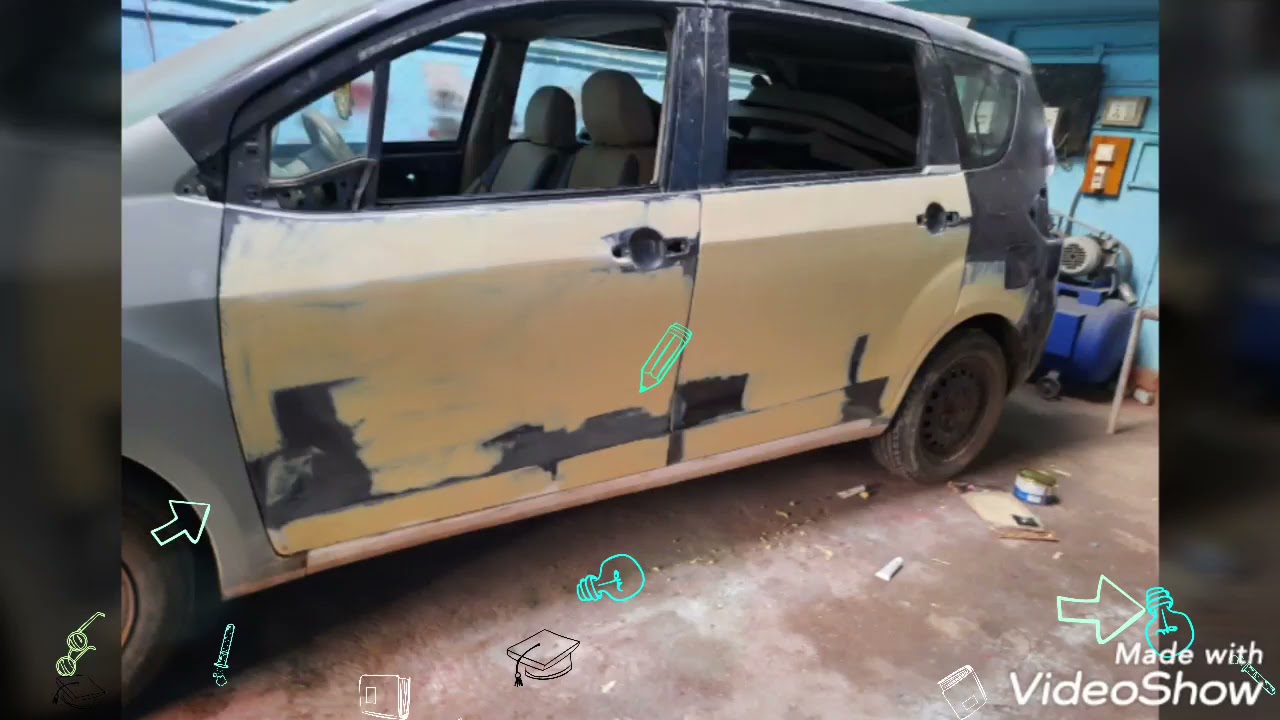 Maruti Suzuki Ertiga full tinkering and painting Rainbow cars Trichy