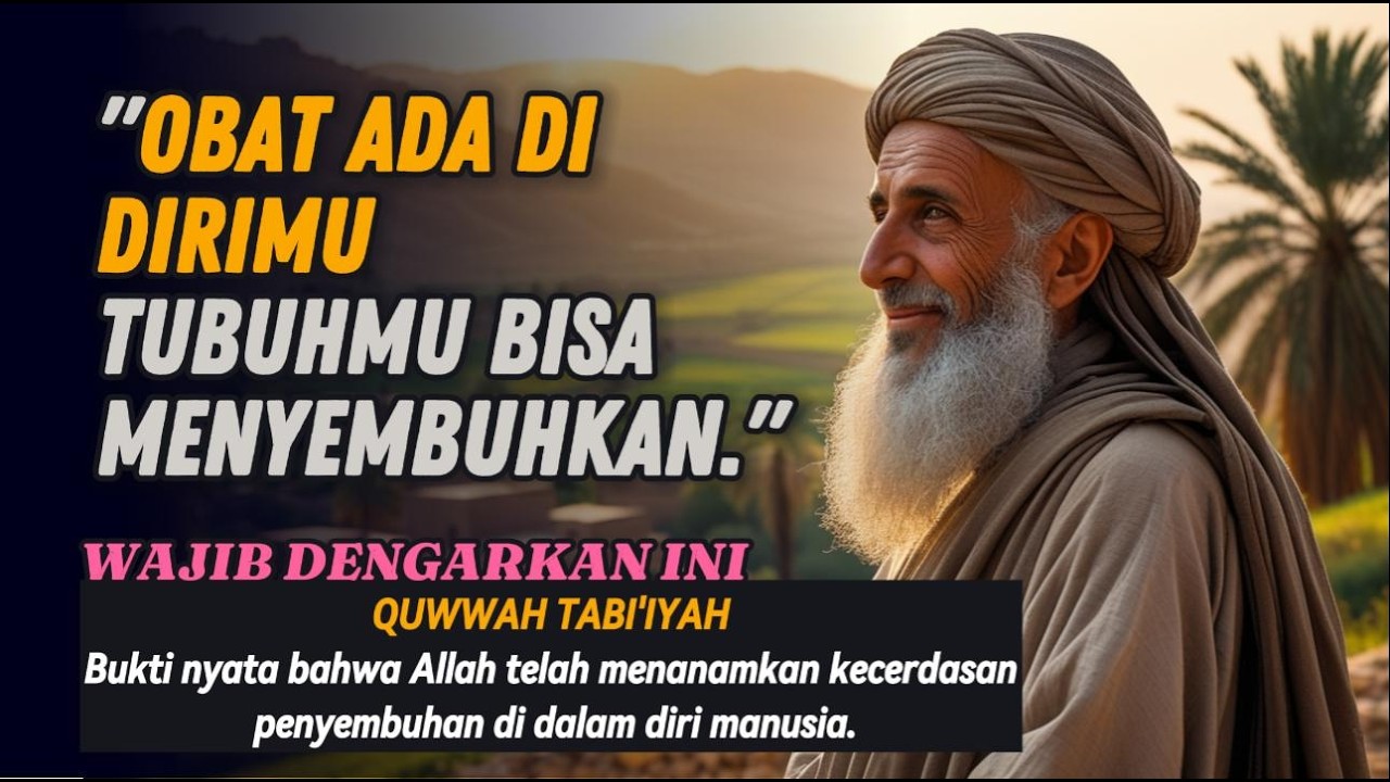 Tubuhmu Sudah Menyimpan Obatnya Sendiri, Ibnu Sina Menjelaskan Semuanya