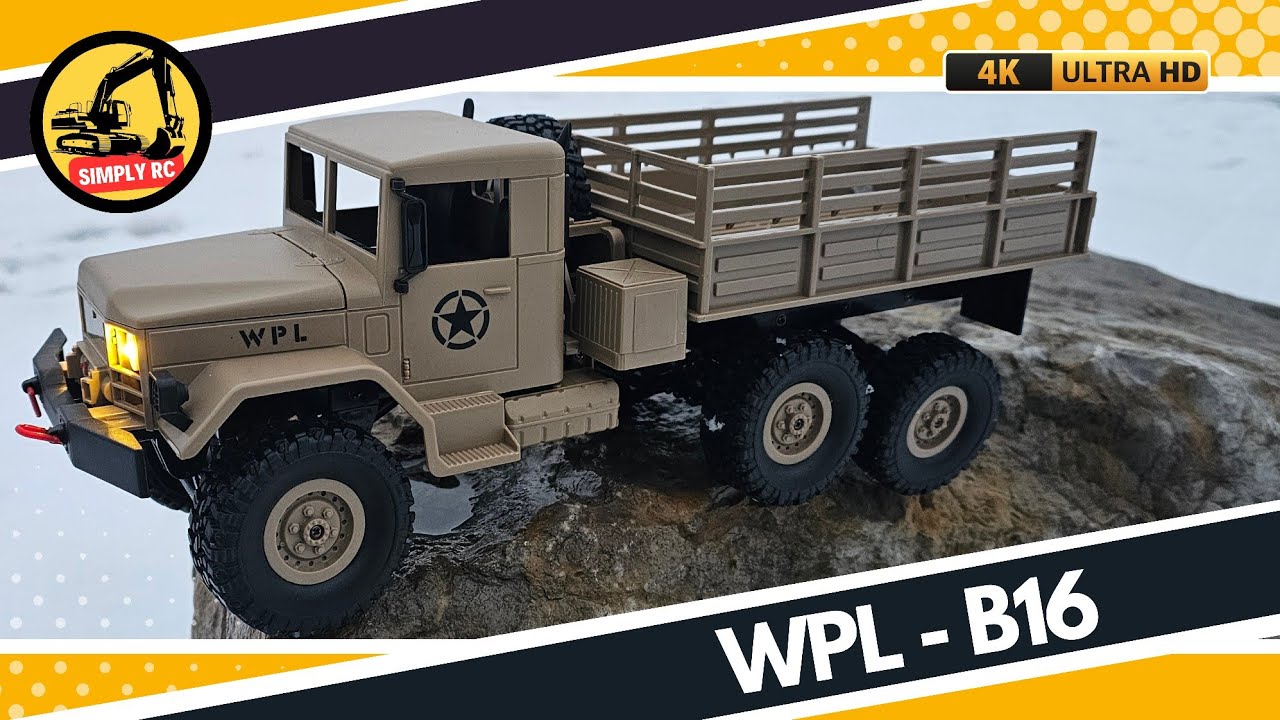 Unboxing and Review of WPL B16 RC Truck | Ultimate off-road experience 4k video