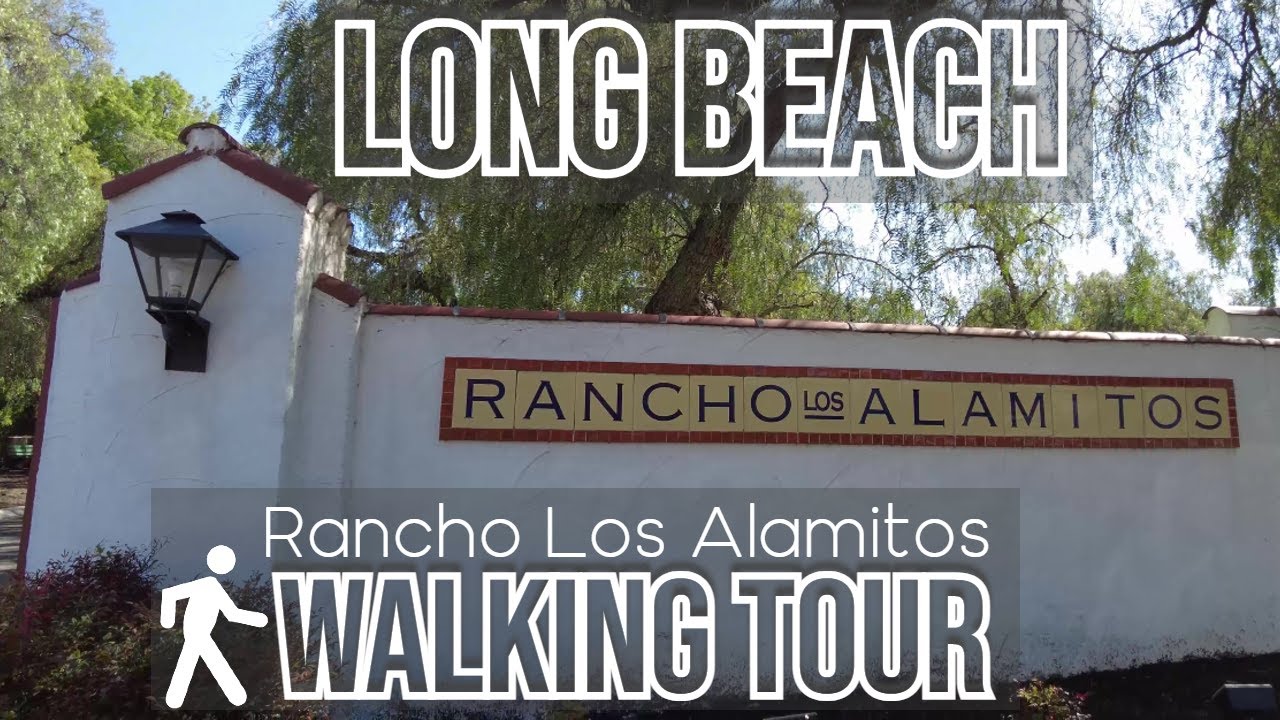 Rancho Los Alamitos, Long Beach CA Walking Tour 4K