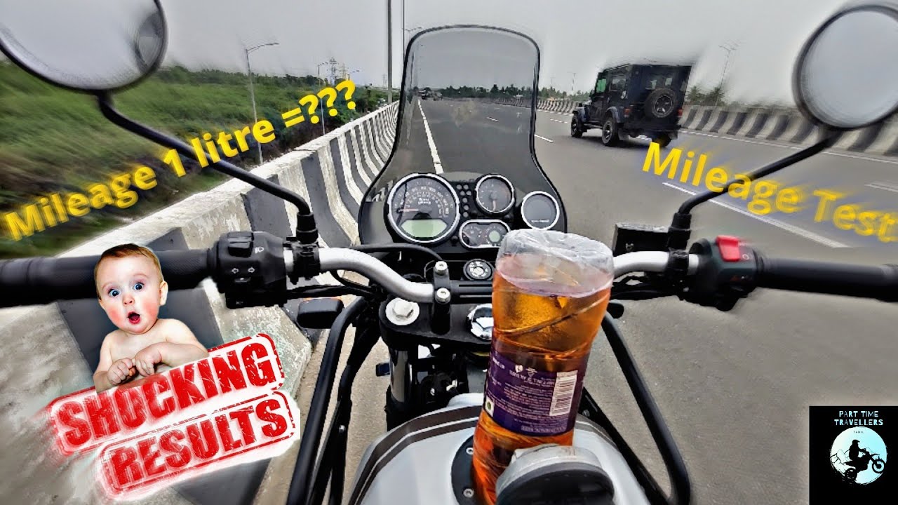 BS6 RE Himalayan Mileage Test🔥| Shocking Results😯😯 Evalo kudukum???| #tamil @royalenfield  #gopro
