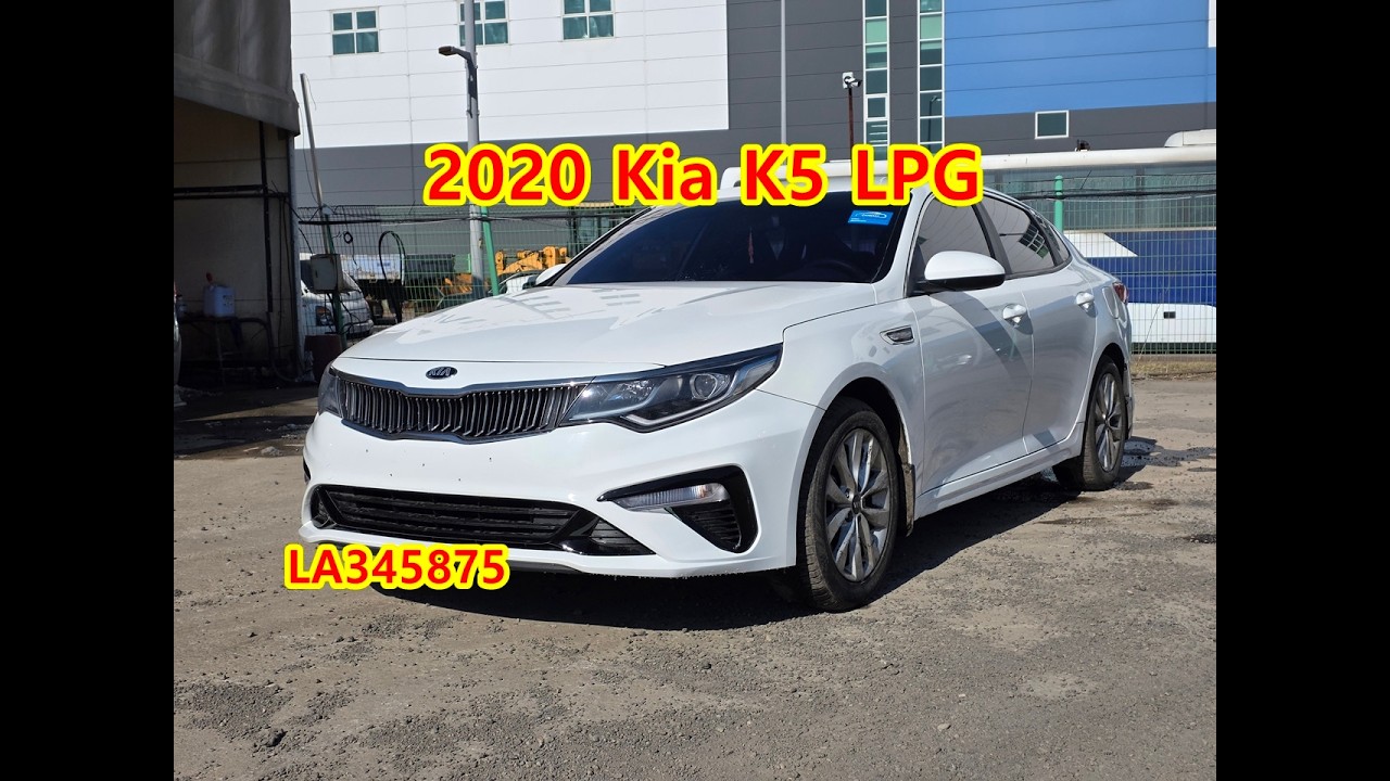2020 Kia K5  used car export (LA345875) carwara, 카와라 k5  수출