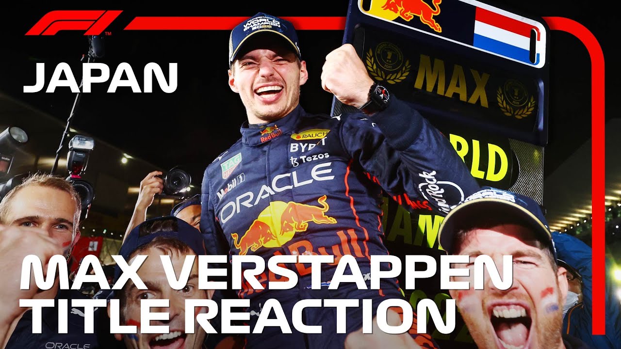 Max Verstappen Interview After His Second World Title! | 2022 Japanese Grand Prix