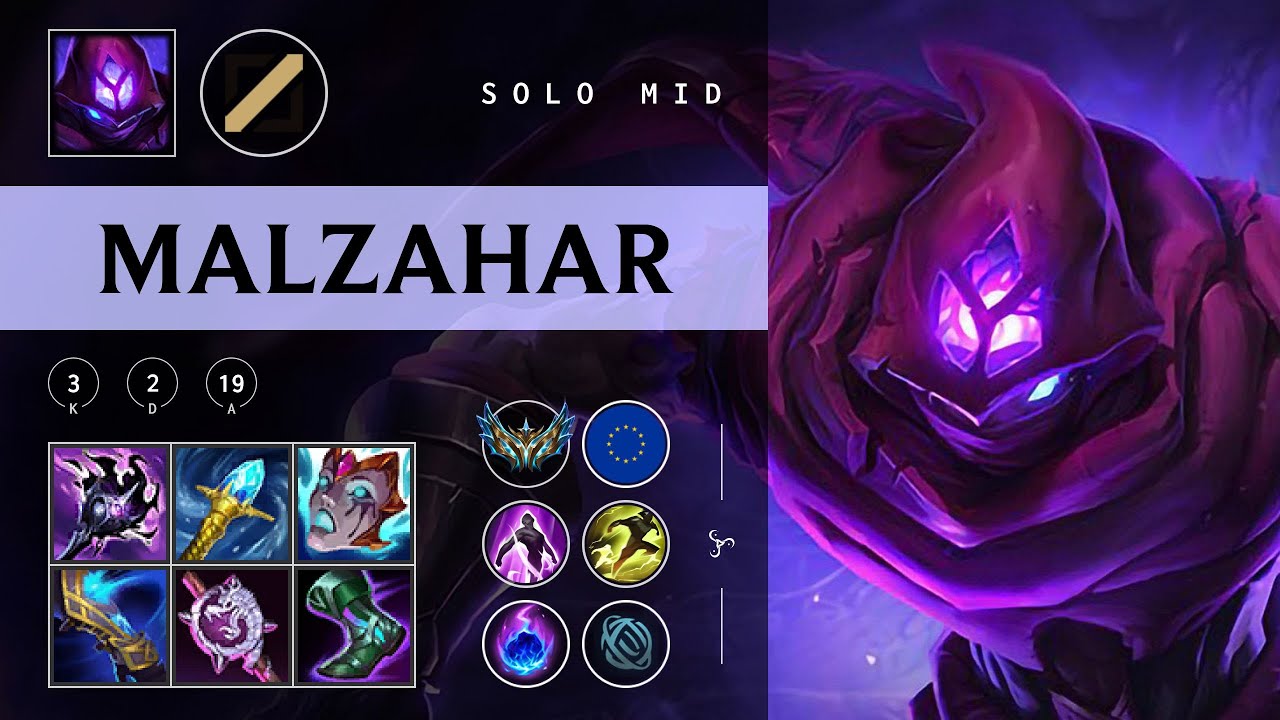 Malzahar Mid vs Jayce - EUW Challenger Patch 25.23