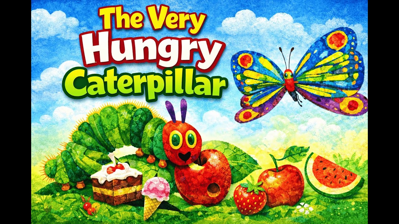 The Very Hungry Caterpillar – Kids Story About Growth & Healthy Eating