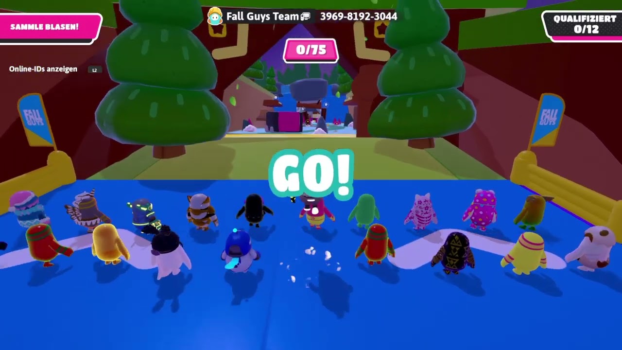 playing fall guys crazy clutch at the end +win