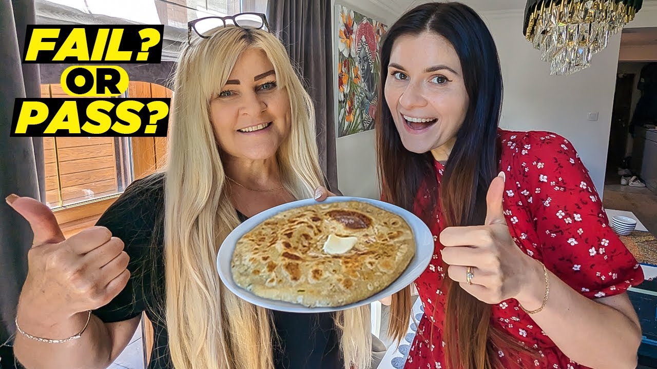 She Tried Aloo Paratha For The First Time