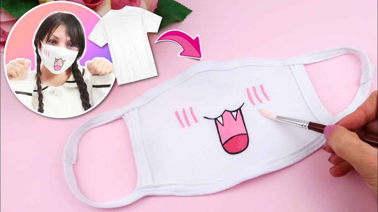 DIY SO EASY! reusable face mask tutorial step by step with filter pocket