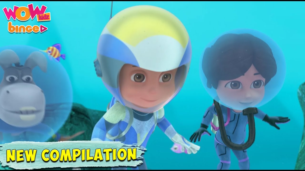 Vir The Robot Boy | Best Action Scenes Compilation - 186 | Wow Kidz Binge