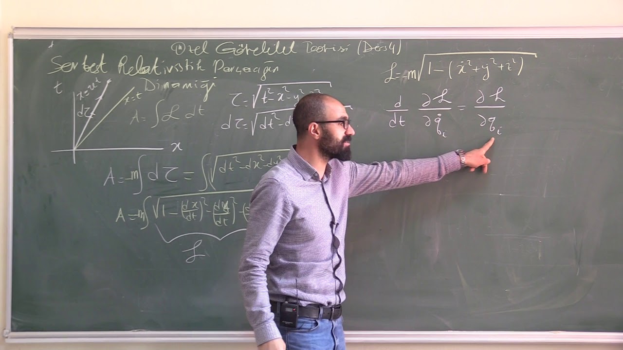 Einstein'ın Özel Görelilik Teorisi_Ders 4 (Relativistik parçacık dinamiği, E=mc2)