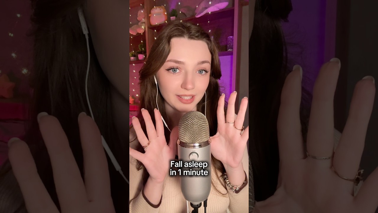 Fall asleep in 1 minute #asmr #asmrsounds #asmrrelax #asmrsleep #relax #tingles #asmrvideo
