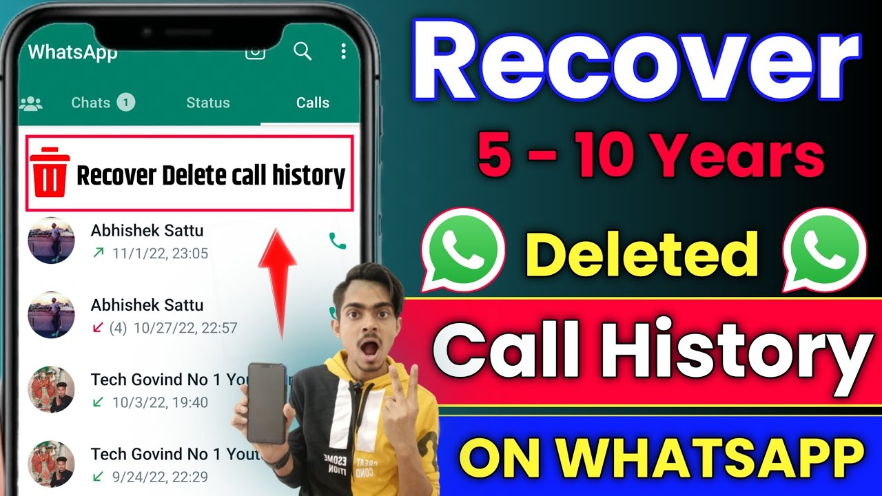 Whatsapp deleted call history recovery 2023 || whatsapp se delete call history kaise nikale 2023