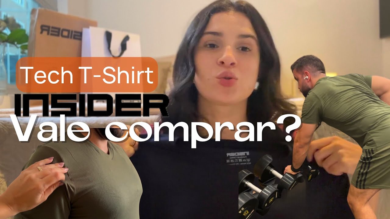 TECH T-Shirt INSIDER | vale pagar tudo isso? Testando na academia, no dia a dia | REVIEW Sincera•