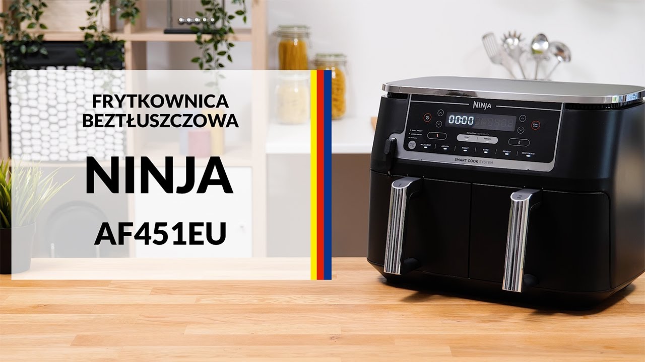 Frytkownica beztłuszczowa Ninja AF451EU &ndash; dane techniczne &ndash; RTV EURO AGD