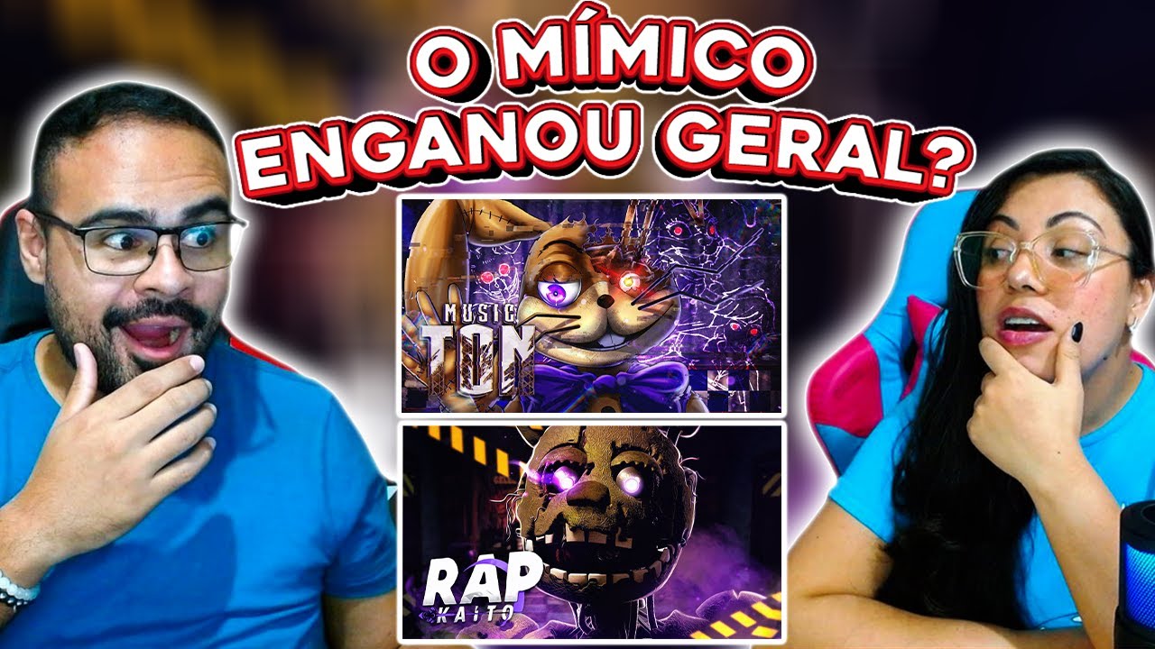 REACT FNAF - The Mimic (O Monstro no Porão) Papyrus da Batata & Springtrap (Eu Sempre Volto) Kaito