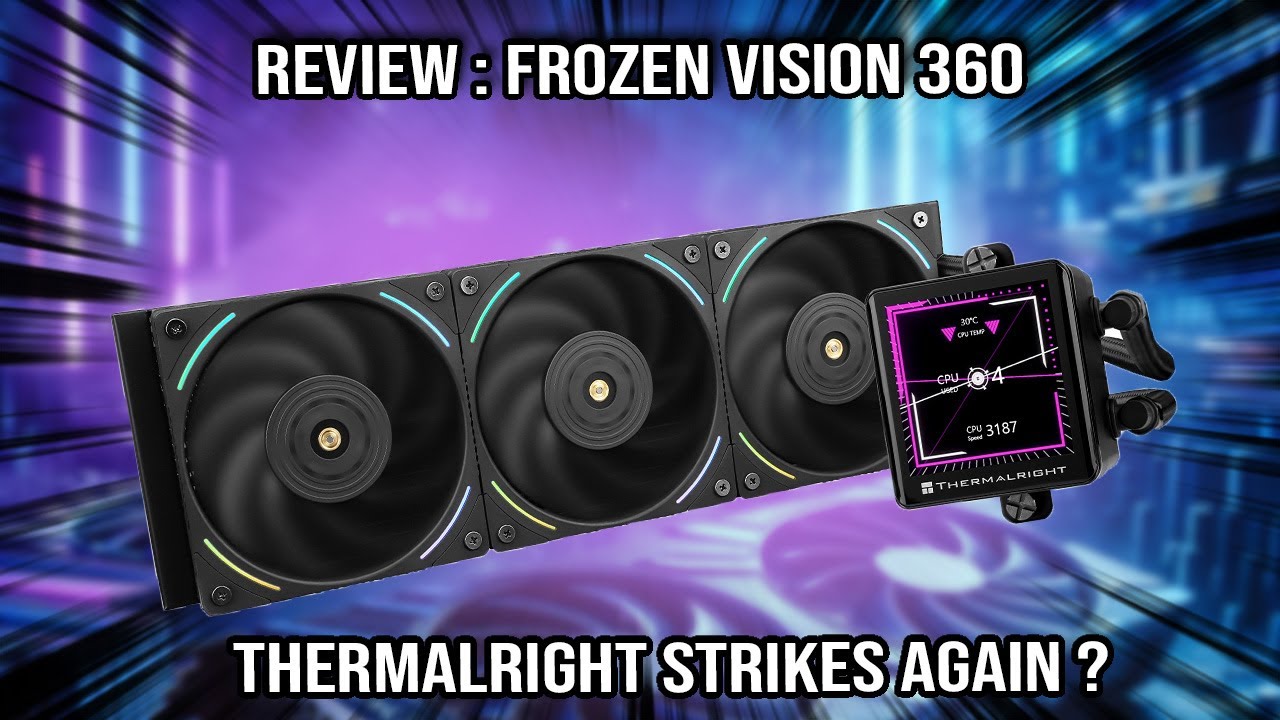 Thermalright Frozen Vision 360 Review - Good deal for an AIO with LCD Screen ?