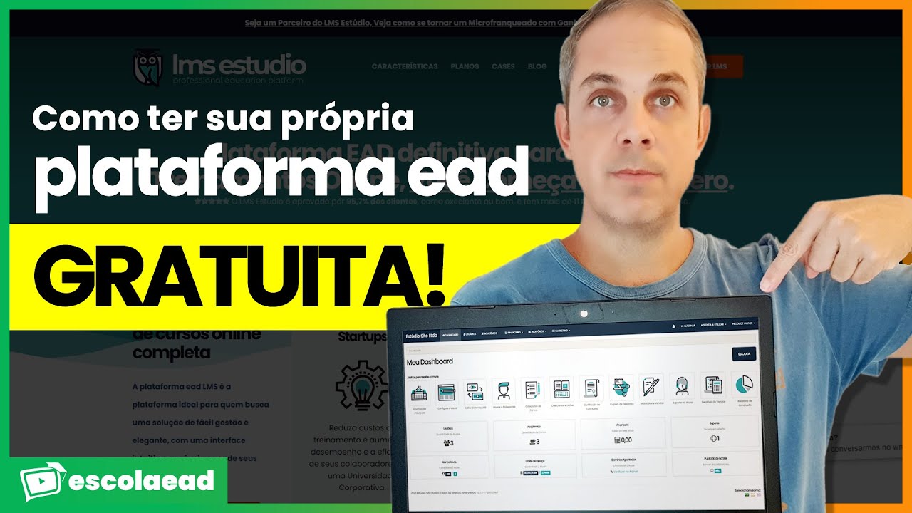 Plataforma EAD Gratuita  - Como começar sem gastar