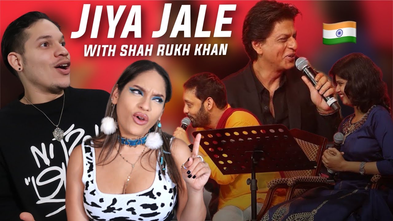 Latinos React to Shah Rukh Khan Singing | Jiya Jale | Anoop Sankar | Reshma Raghavendra