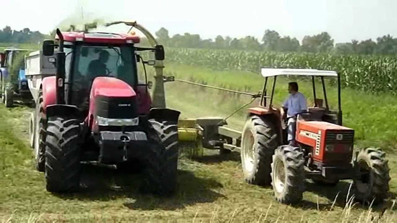 Trincia Trainata JD 3760 Insilato d'Erba Medica